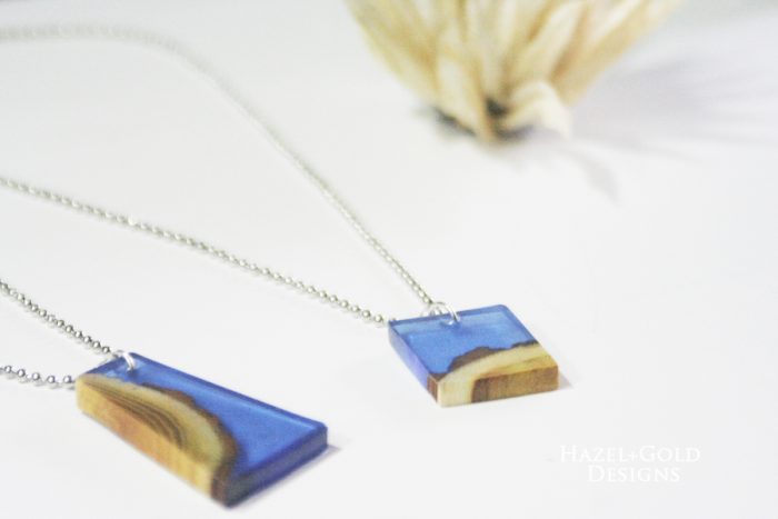 Wood and resin