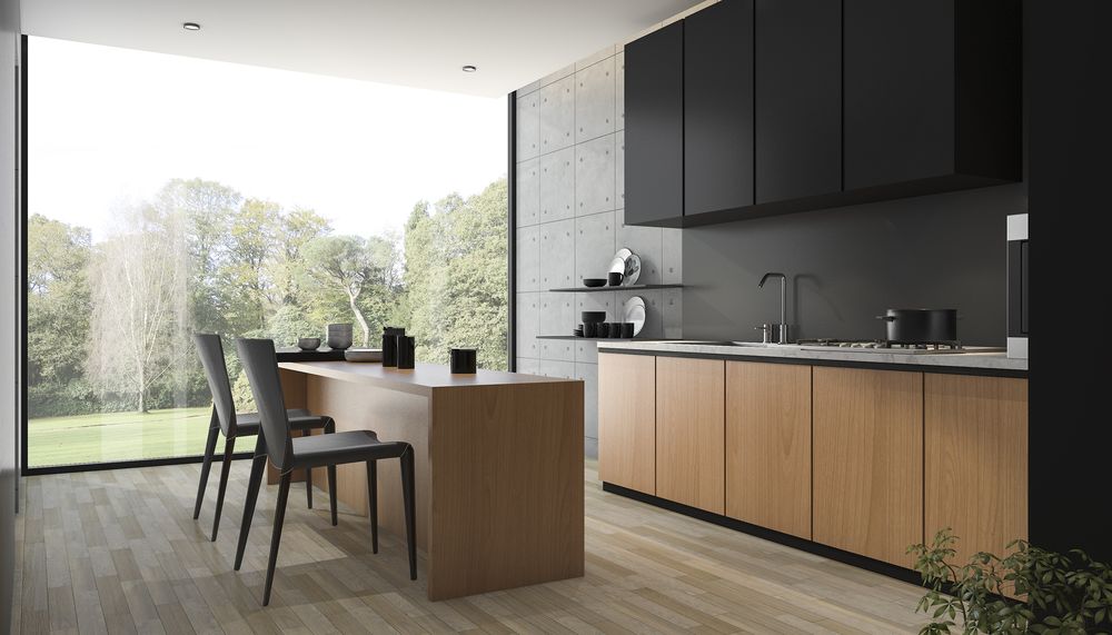 Wood island countertop 