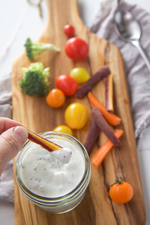 Yogurt ranch dip recipe