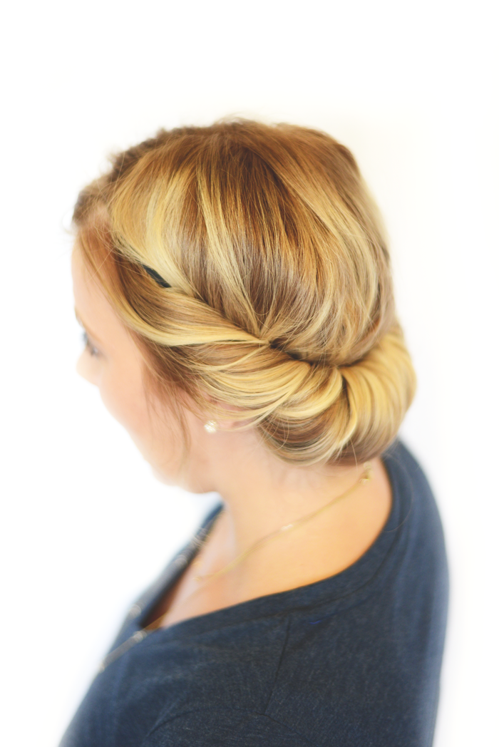 tuck and tame hairstyle