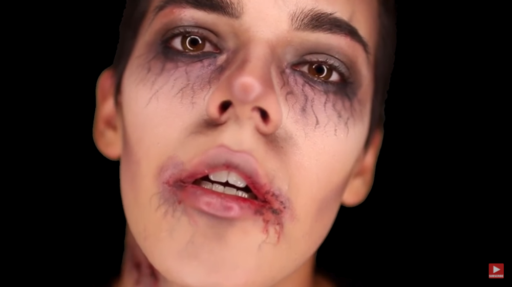 Another vampire halloween makeup for men