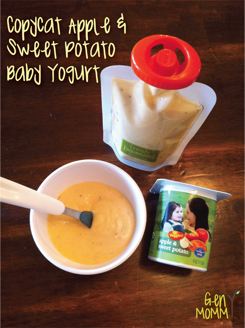 Copycat apple and sweet potato baby yogurt