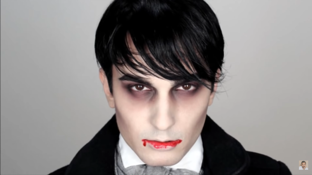 Dark shadows halloween makeup